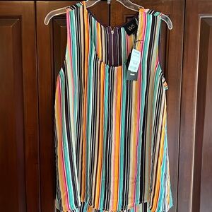 Fun party striped blouse.